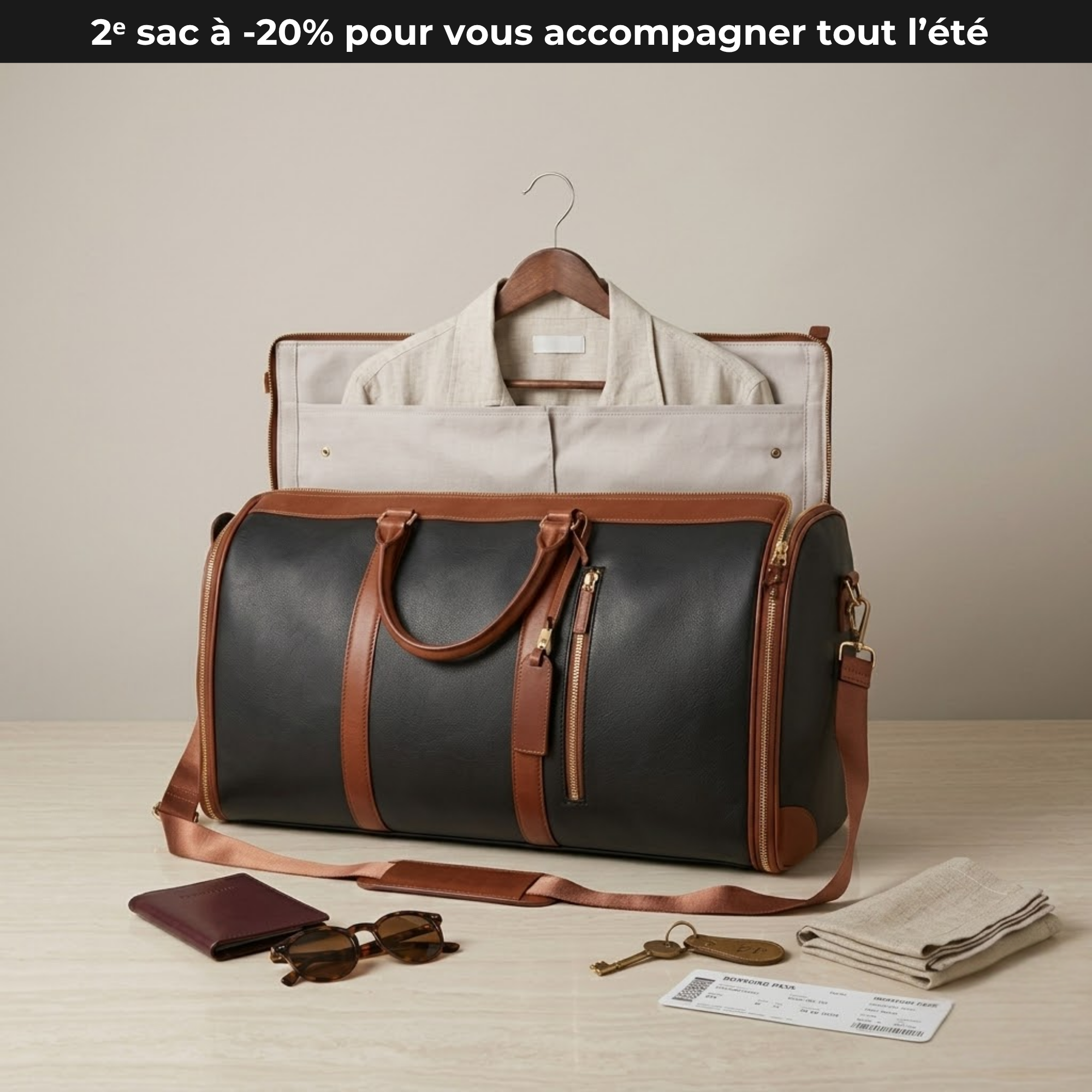 SACAPARTOUT Classique | Noir et Marron