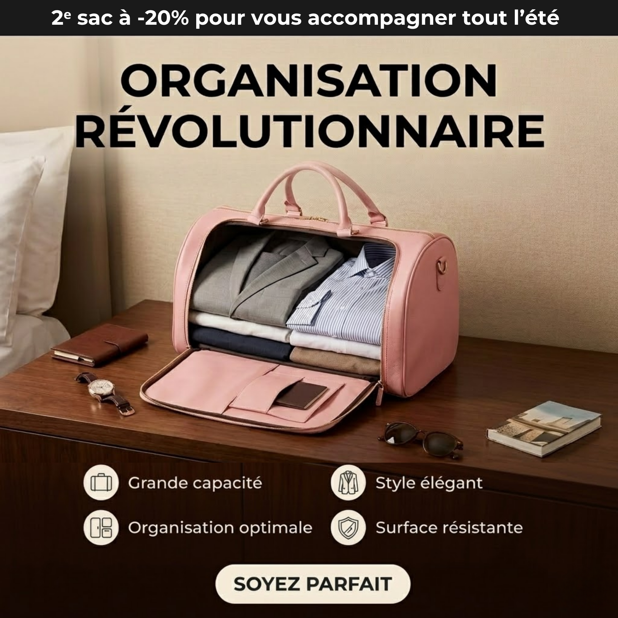 SACPARTOUT Classique | Rose